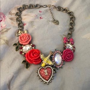 Betsy Johnson Charm Necklace